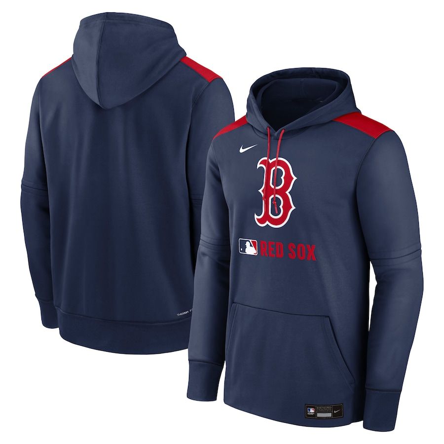Men 2025 MLB Boston Red Sox blue Nike hoodie style 1->st.louis cardinals->MLB Jersey